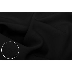 Tkanina Strecz Panama  Czarna  szer.150 cm