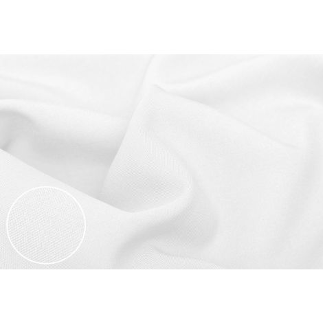 Tkanina Strecz Panama   Biała szer. 150cm