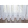 Firana z Haftem Bambus LEDA WHITE - 3